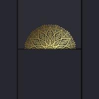 Luxury mandala background with golden arabesque pattern Arabic Islamic east style. Ramadan Style Decorative mandala. Mandala for print, poster, cover, brochure, flyer, banner vector