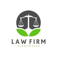 Justice Leaf logo vector template, Creative Law Firm logo design concepts