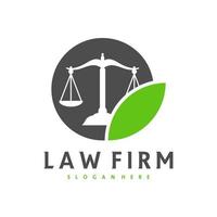 Justice Leaf logo vector template, Creative Law Firm logo design concepts