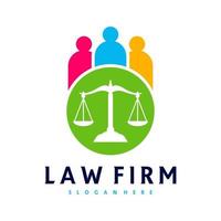 Justice People logo vector template, Creative Law Firm logo design concepts