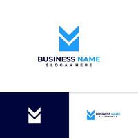 Initial V M logo vector template, Creative Letter M V logo design concepts