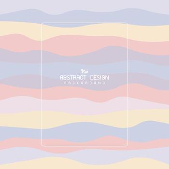 Abstract pastel drawn line pattern template design artwork background. illustration vector eps10