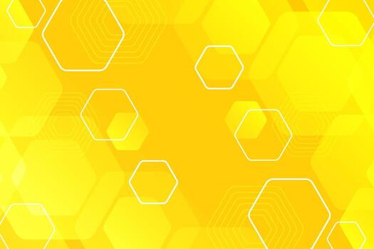yellow abstract overlap layer background template vector