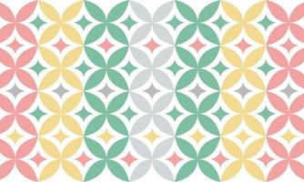 Colorful background pattern memphis design circle vector