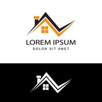 realty estate, apartment, residential property, hotel, real estate, roof logo template design vector