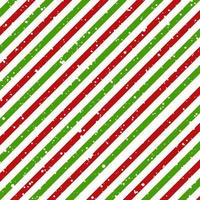 Christmas diagonal striped red and green lines on white background with snow texture, Vector