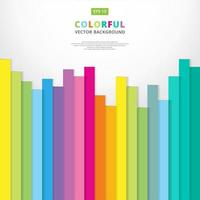 Summer colorful striped vertical line pattern vector