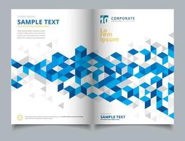Brochure layout design template, Annual report, Leaflet, Advertising, poster, Magazine, Business for background vector