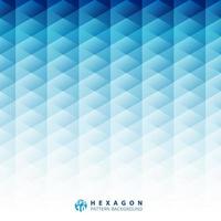 Abstract geometric hexagon pattern blue background, Creative design templates vector