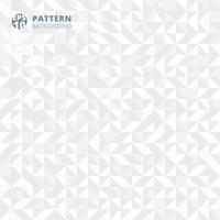 Abstract pattern of geometric shapes. white and gray gradient mosaic background. Geometric hipster triangular seamless. vector