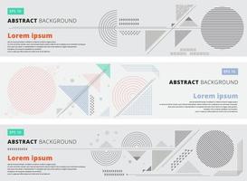 Abstract geometric composition forms modern background with decorative triangles and patterns backdrop vector illustration for print, ad, magazine, banner