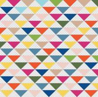 Abstract pattern triangle colorful and gray dots. vector