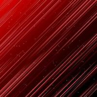 Abstract technology red laser rays light and lighting effects diagonally on dark background. vector