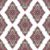 Native tribal pattern, outline style vector