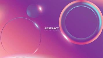 Geometric gradient concept abstract background realistic vector. Dynamic design vector