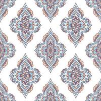 Ethnic arabic pattern, outline and hand drawn style vector