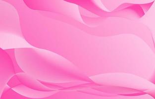 Abstract pink background with gradient and flowing objects vector