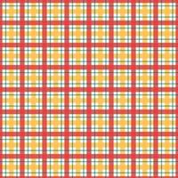 Seamless tartan pattern. Plaid repeat vector Available in red and orange Designed for publication, gift wrapping, textiles, chess table backgrounds for tablecloths.