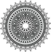 mandala redondo, boho vector