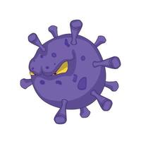 Coronavirus covid-19 vector cartoon design