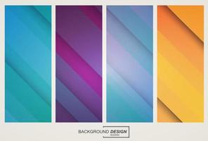 Vector bundle colorful abstract geometric gradient background