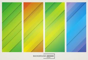 Vector bundle colorful abstract geometric gradient background