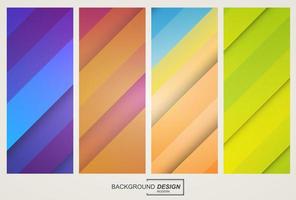 Vector bundle colorful abstract geometric gradient background