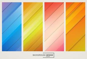 Vector bundle colorful abstract geometric gradient background