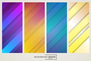 Vector bundle colorful abstract geometric gradient background