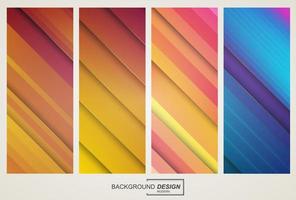 Vector bundle colorful abstract geometric gradient background