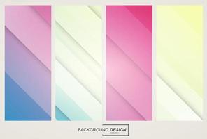 Vector bundle colorful abstract geometric gradient background