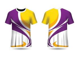 Plantilla de diseño de camiseta de carreras deportivas para vector de uniformes de equipo