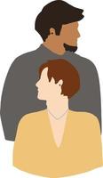 Gender equality lbgt couples vector