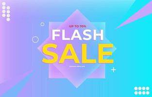 Gradient sale background, Flash sale, promotion banner vector