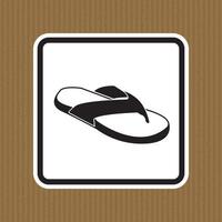 Do not No Open Toed Shoes vector