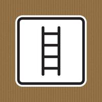 Do Not Use Ladders Symbol vector