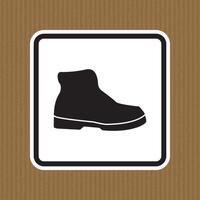 Please take off your outdoor shoes or do not enter with boots vector