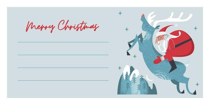 Festive Christmas and new year greeting card. merry Christmas.