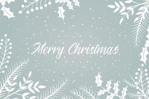 Hand drawn christmas background vector