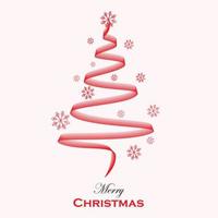 Modern merry christmas background design vector