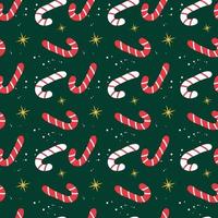 Seamless pattern background with christmas design vector