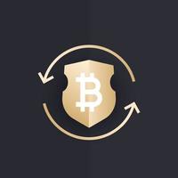 intercambio seguro de bitcoin vector