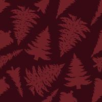 Vector pattern with illustrations of trees.