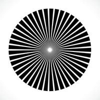 Rays, beams element. Sunburst, starburst shape background. Circular geometric. Abstract circular geometric shape. illustration - Vector