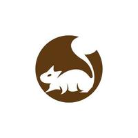 Squirrel icon and symbol vector illustration