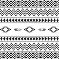 patrón étnico tribal blanco y negro con elementos geométricos, tela de barro africana tradicional, diseño tribal. diseño de tela o papel tapiz para el hogar vector