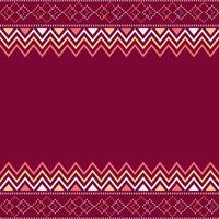 fabric pattern with motif geometric background, printing textile, clothing with beautiful color vector