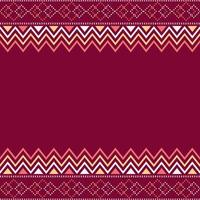 fabric pattern with motif geometric background, printing textile, clothing with beautiful color vector