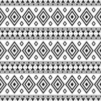 Black and white tribal ethnic pattern with geometric elements, traditional African mud cloth, tribal design. fabric or home wallpaper design vector