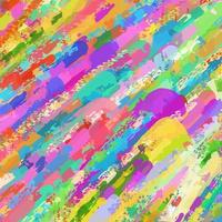 Retro Rainbow Paint Splat Surface Pattern vector